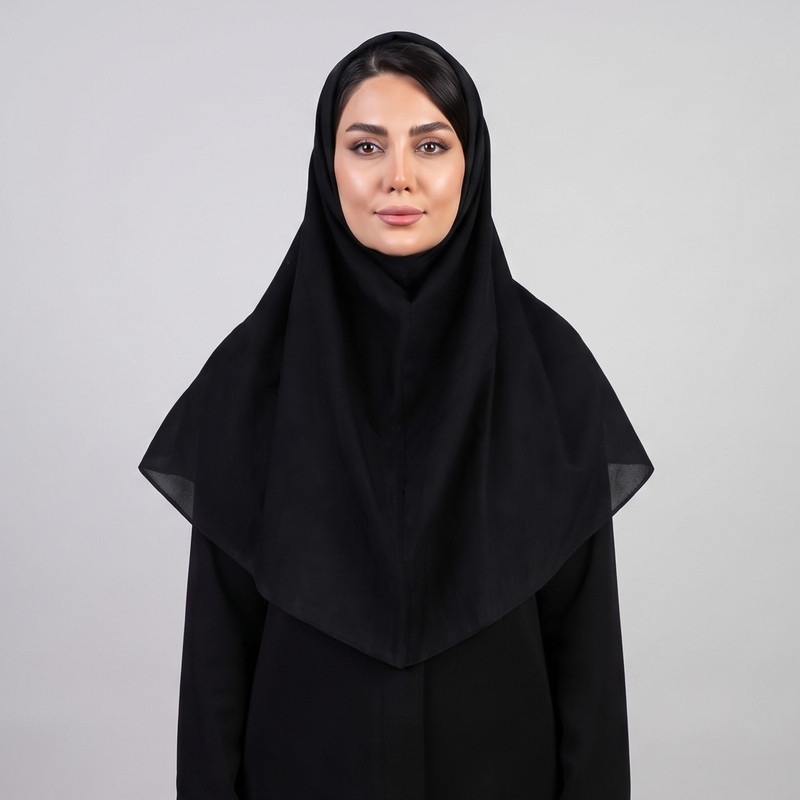 مقنعه مدل بروجرد ساده 90