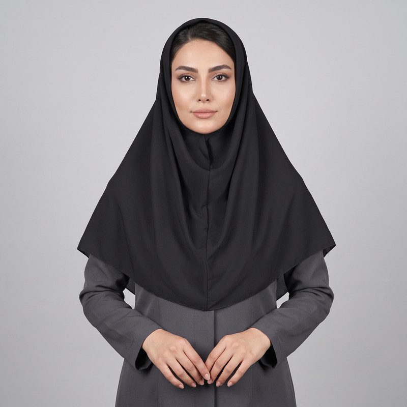 مقنعه مدل کرپ