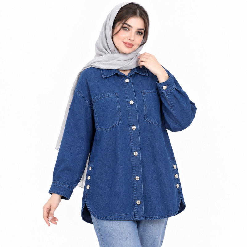 شکت جین زنانه مدل 87655