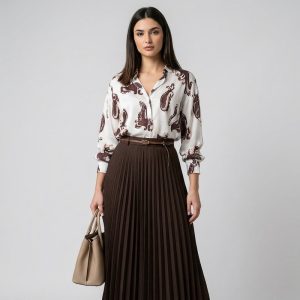 شومیز آستین بلند زنانه مدل 1408