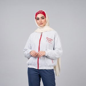 بامبر پلی‌استر راه‌راه کارما مدل 12001