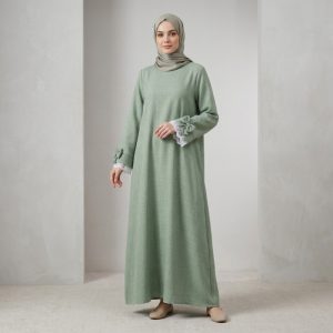 مانتو عبایی بلند زنانه مدل ۱۲۱۳