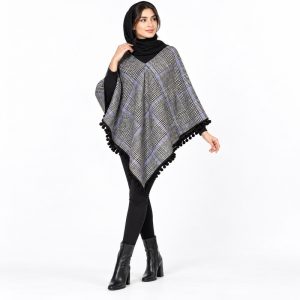 پانچو پاییزه زنانه مدل رومی کد ۰۱۰