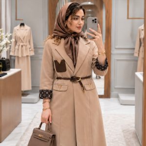مانتو زیر زانو زنانه مدل ونوس 100071