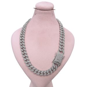 گردنبند مدل فول نگین کد 01