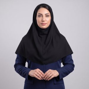 مقنعه نگین مدل B-100