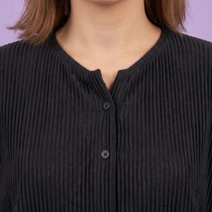 شومیز زنانه آستین بلند ساتن مدل سنا
