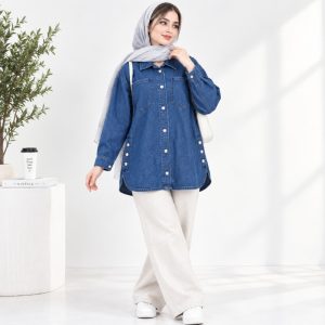 شکت جین زنانه مدل 87655