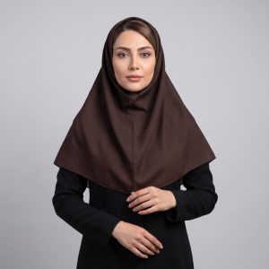 مقنعه مدل 90 کد 12 رنگ قهوه ای