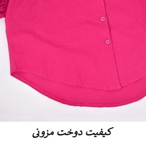 شومیز آستین بلند یقه برگردان زنانه مدل Nerava کد 4155