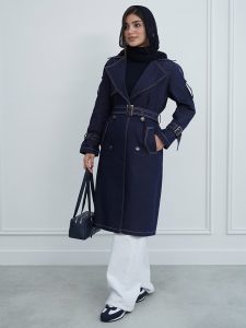 کت جین بلند وارداتی کد 21932