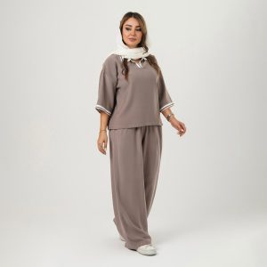 ست پولوشرت و شلوار زنانه السانا مدل استلا کد 2758