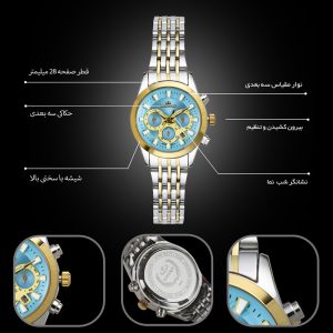 ساعت مچی عقربه‌ای کوارتز زنانه الگانس مدل EZ620