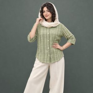 شومیز زنانه ژاکارد مدل رها