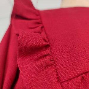 پیراهن آستین بلند یقه گرد دخترانه الگومی مدل پری گل کد RD
