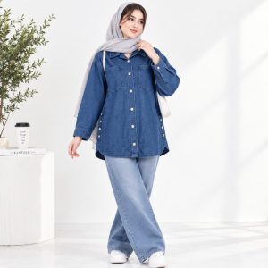 شکت جین زنانه مدل 87655