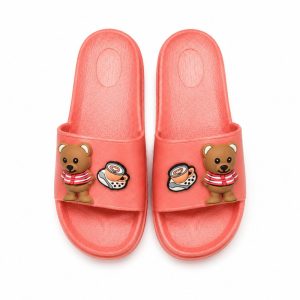 دمپایی پلاستیکی زنانه مدل Teddy Bear کد 004